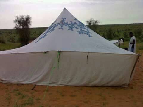 خيمة موريتانية في منطقة تكنت